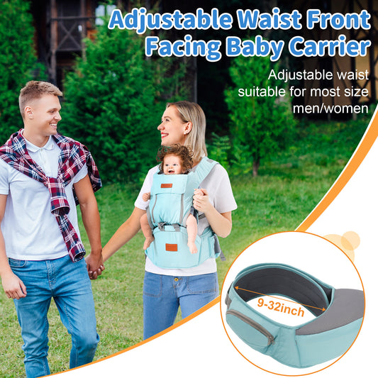 Multi-Functional Baby Carrier with Waist Stool – Dual-Use for Front & Back Carrying (Newborn to Toddler)