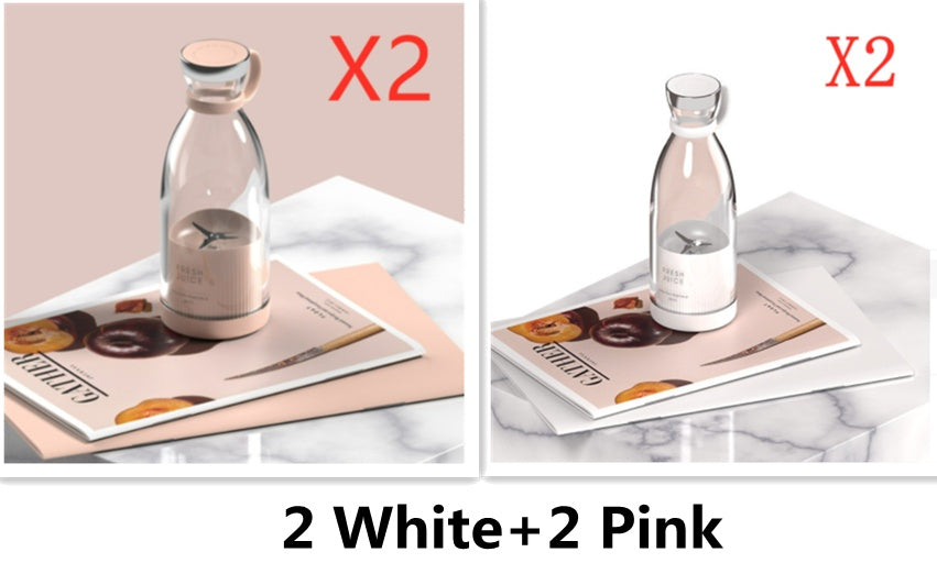Portable Electric Juicer Blender – USB Rechargeable Smoothie Mixer Cup for Home & Travel