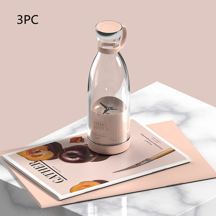Portable Electric Juicer Blender – USB Rechargeable Smoothie Mixer Cup for Home & Travel