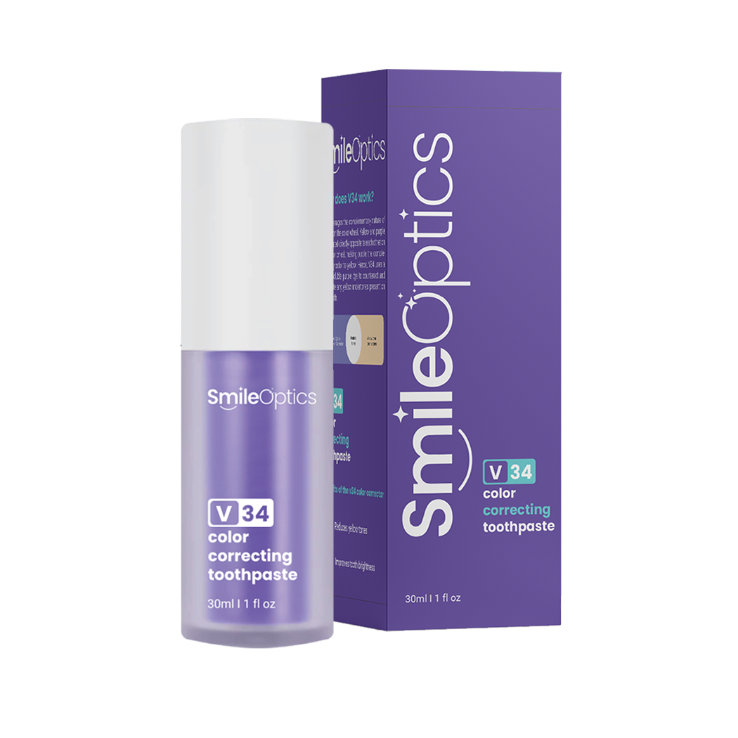 SMILE OPTICS v34 Purple Color Correcting Toothpaste